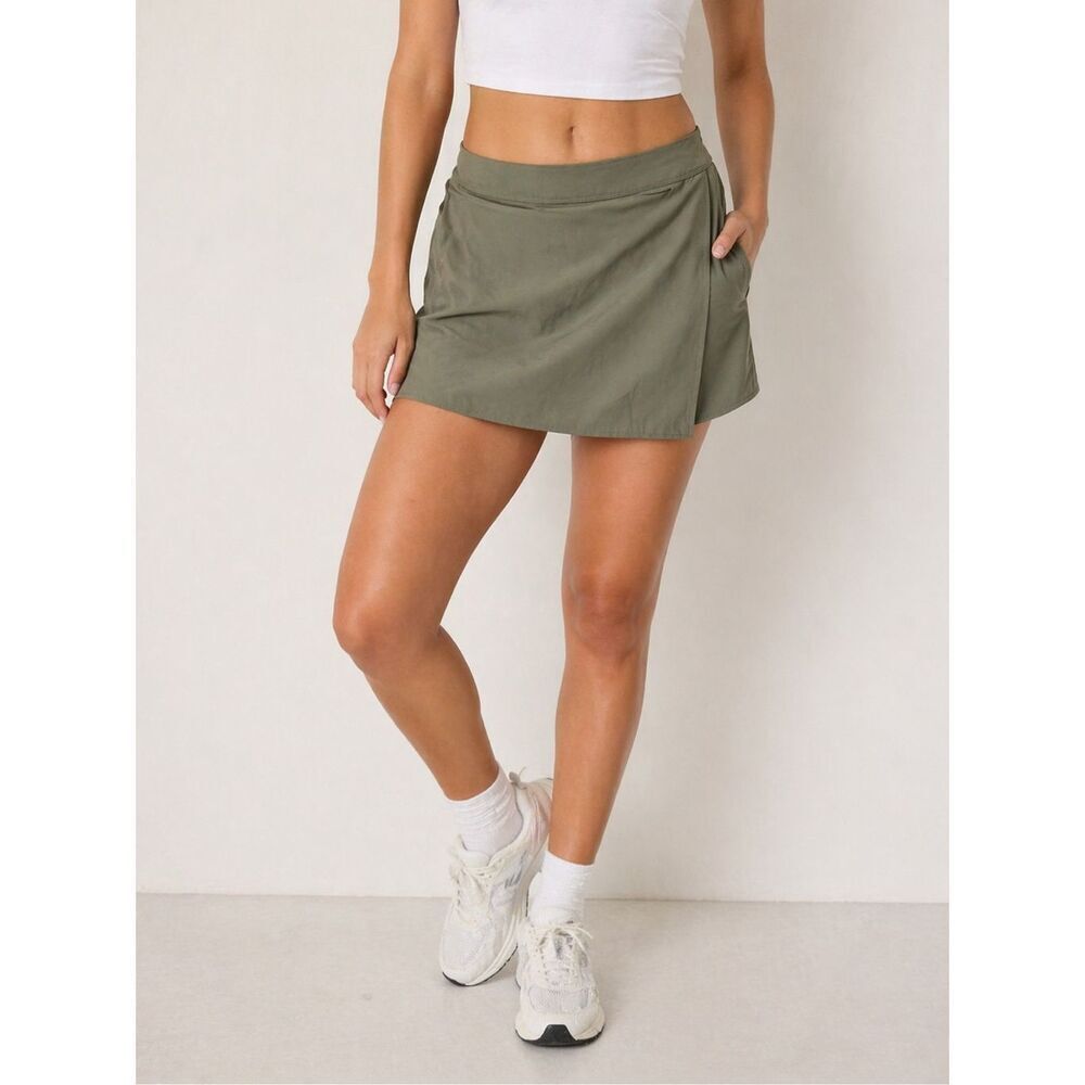 Recreation Thread Supply Skort Large Green Athletic Skirt